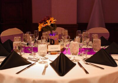 a creative table set up