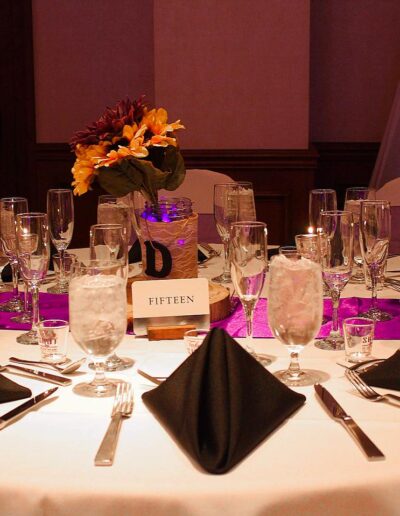 a creative table set up